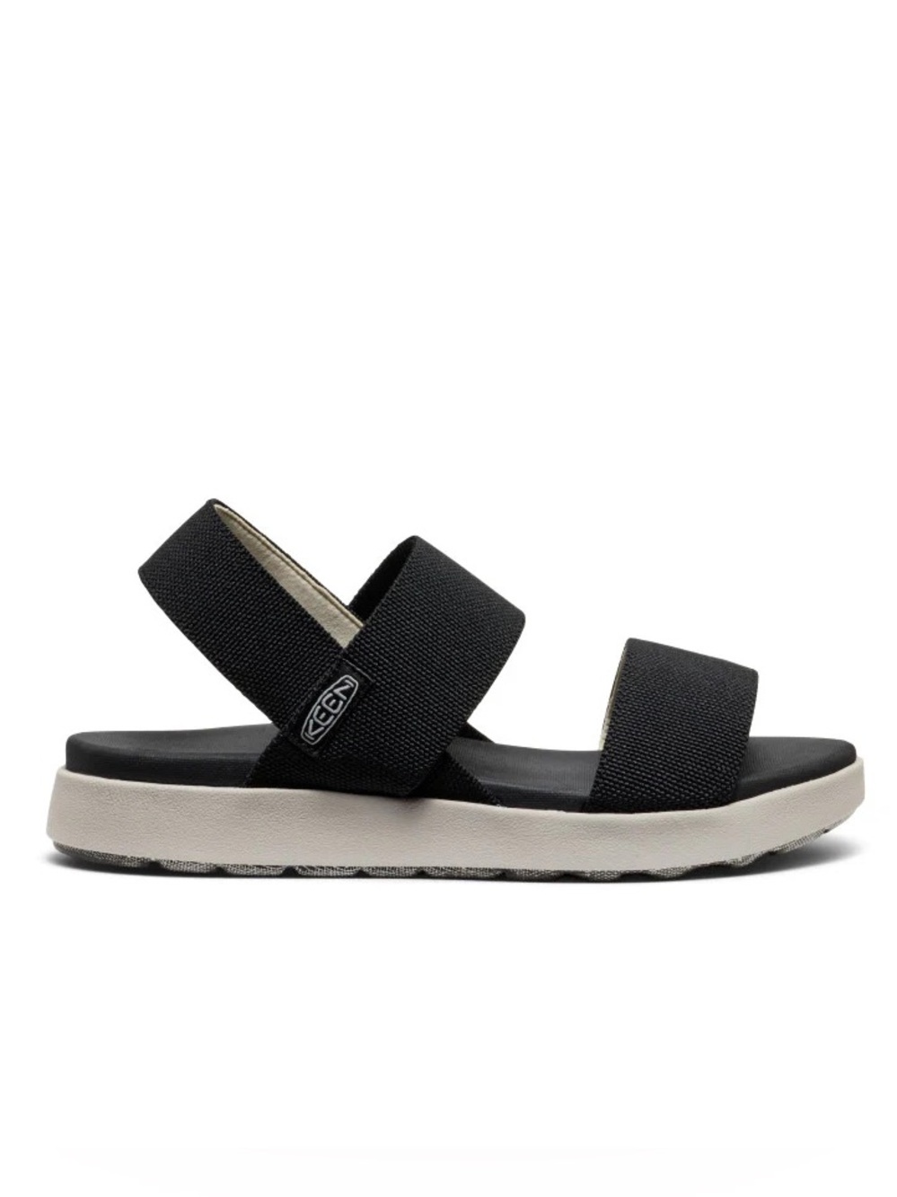 KEEN Elle Backstrap Black Stretch Sandals